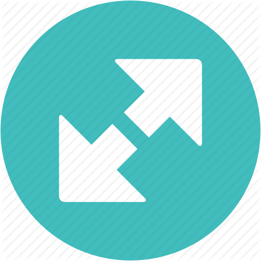 512x512 Arrow, Arrows, Enlarge, Expand, Fullscreen, Zoom Icon