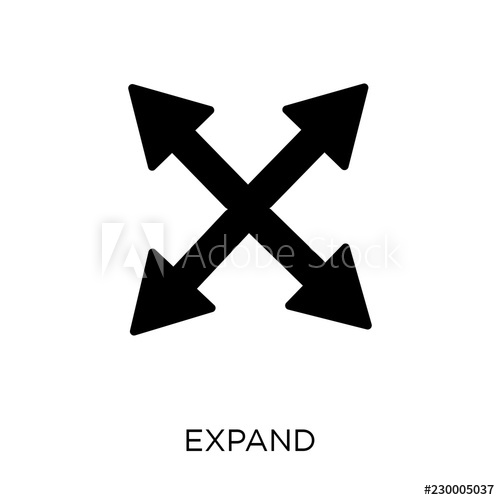 500x500 Expand Icon Expand Symbol Design From Web Navigation Collection