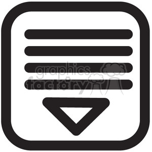 300x300 Expand Menu Vector Icon Clipart Royalty Free Gif, Png