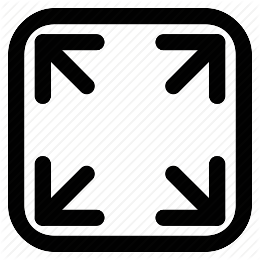 512x512 Arrows, Expand Arrows