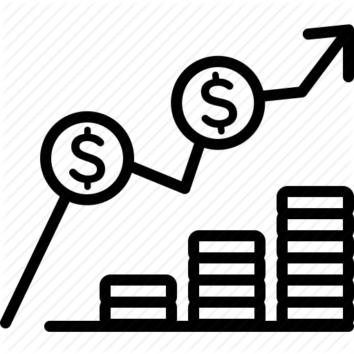 512x512 Charge, Cost, Earning, Expenditure, Expense, Increase Icon