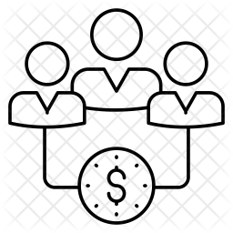 256x256 Team Expense Icon Of Line Style