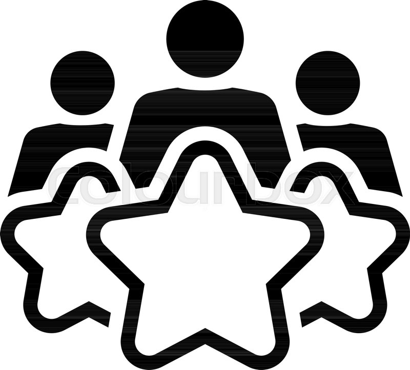 800x722 Customer Experience Line Icon Client Stock Vector Colourbox