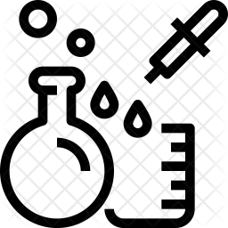 256x256 Experiment Icon Of Line Style