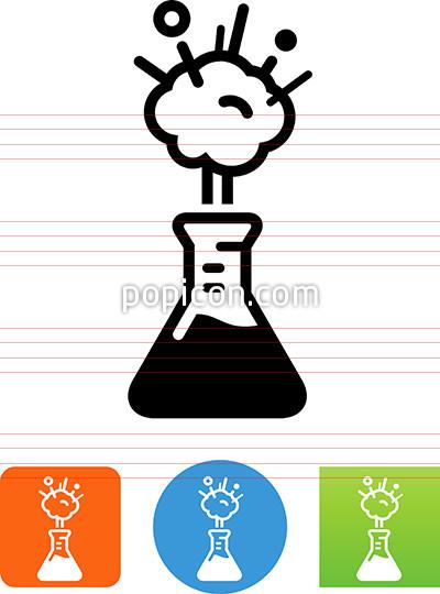 400x540 Beaker Exploding Icon