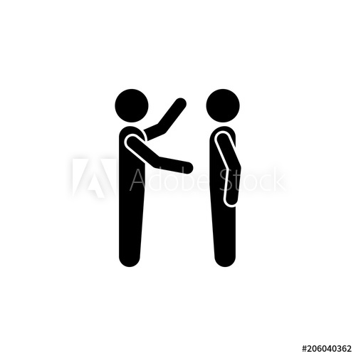 500x500 Explain To The Employee Icon Element Of Conversation Icon