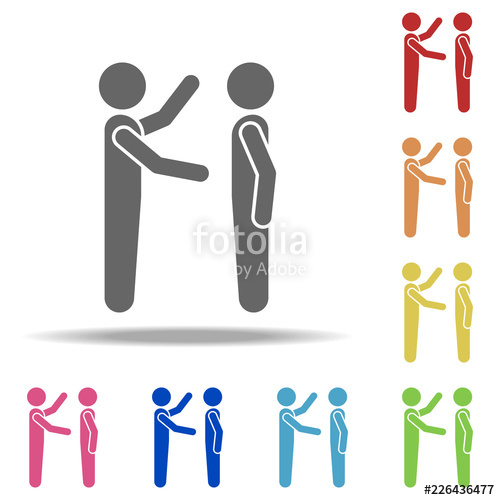 500x500 Explain To The Employee Icon Elements Of Conversation In Multi