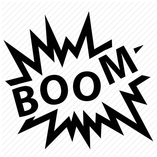 512x512 B, Explode Icon