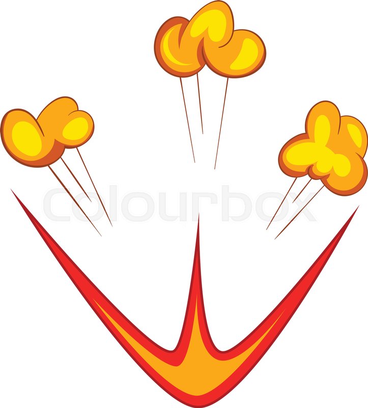 723x800 Explode Icon Cartoon Illustration Of Stock Vector Colourbox