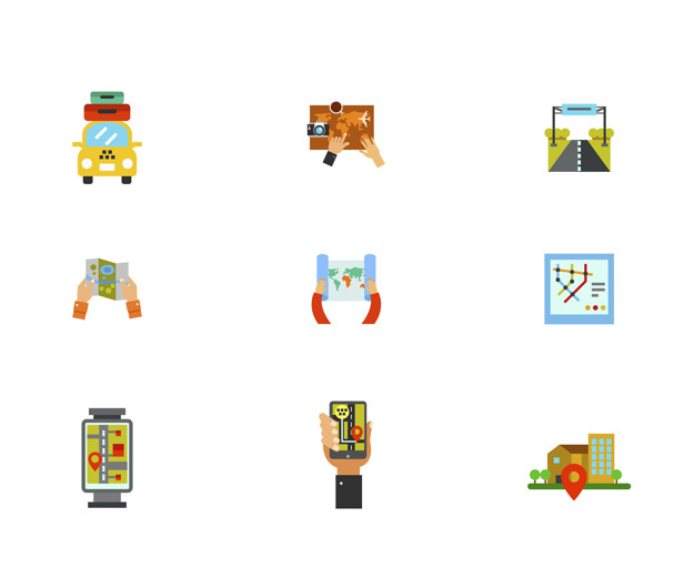 625x521 Exploration Icon Set Vector Free Download