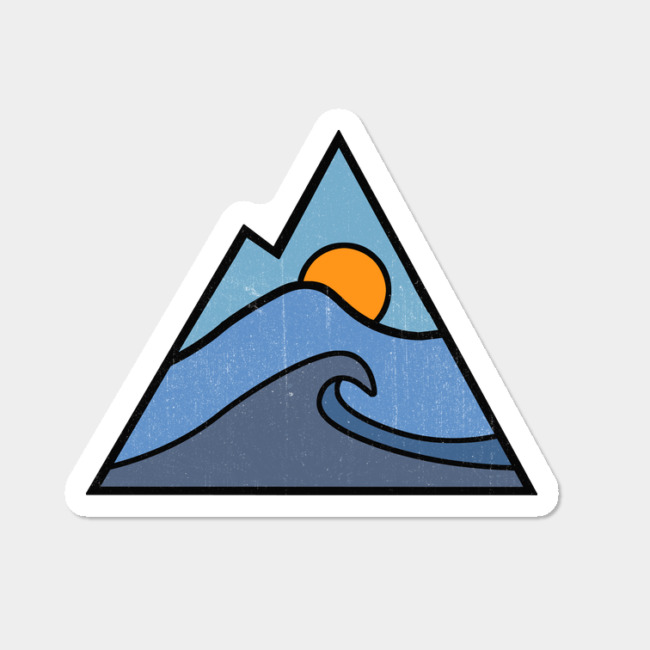 650x650 Nature Exploration Icon Sticker