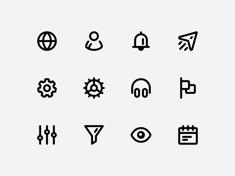 800x600 Otojoy Iconography Icon Design Exploration