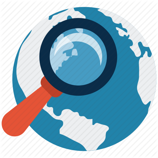 512x512 Discovery, Exploration, Globe, Ideas, Magnifying Glass, Sphere