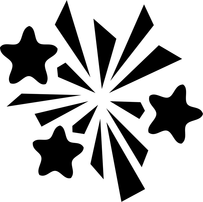 800x797 Explosion Icon Rubber Stamp Birthday Party Stamps Stamptopia