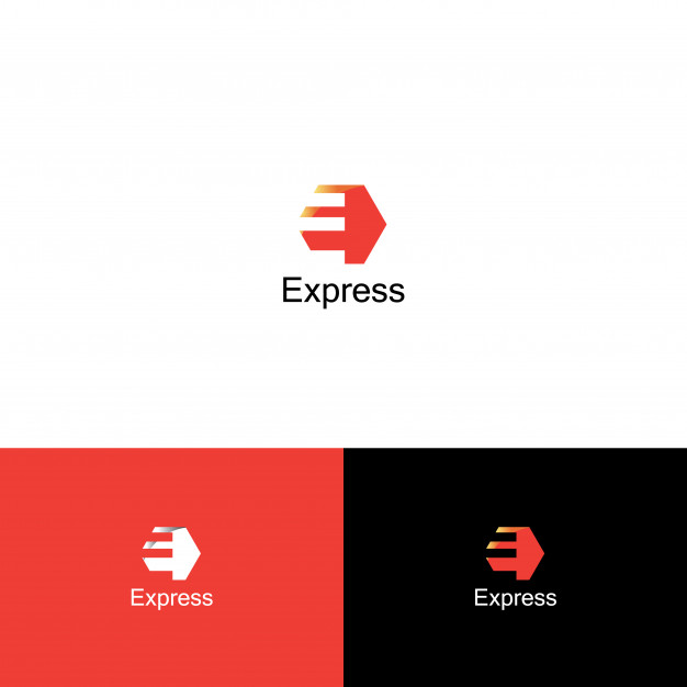 626x626 Express Icon Logo Vector Premium Download