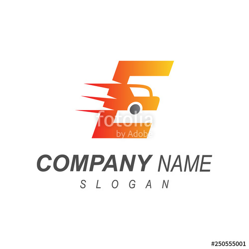 500x500 Express Truck Delivery Logo, Letter E With Truck Icon For Delivery