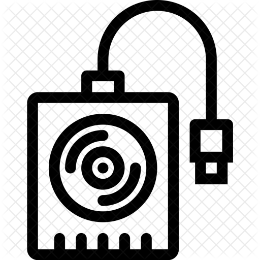 512x512 External, Hard, Disk, Computer, Data, Information, Database Icon