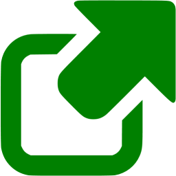 256x256 Green External Link Icon