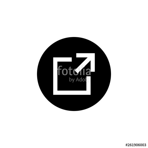 500x500 External Link Symbol Vector Icon Link Icon Hyperlink Chain