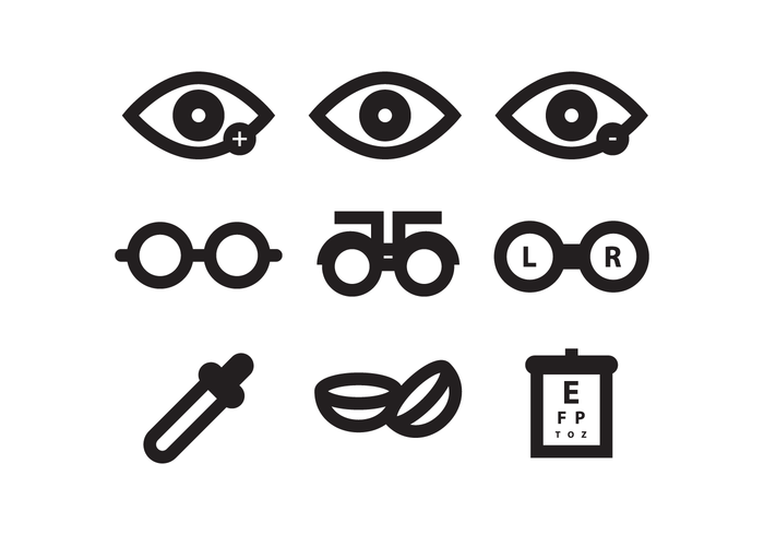 700x490 Eye Doctor Icon Set