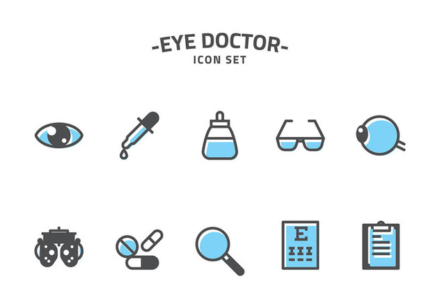 632x443 Eye Doctor Icon Set Vector Free Vector Download Cannypic