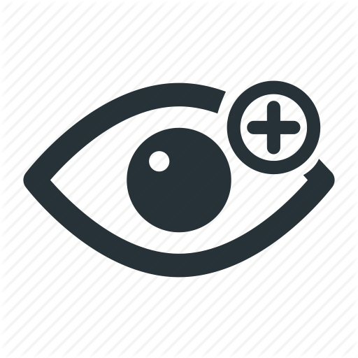 512x512 Add, Doctor, Eye, Health, Plus Icon