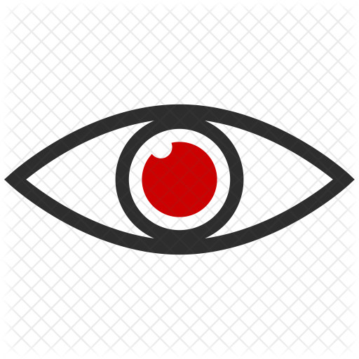 512x512 Eye Icon Of Flat Style