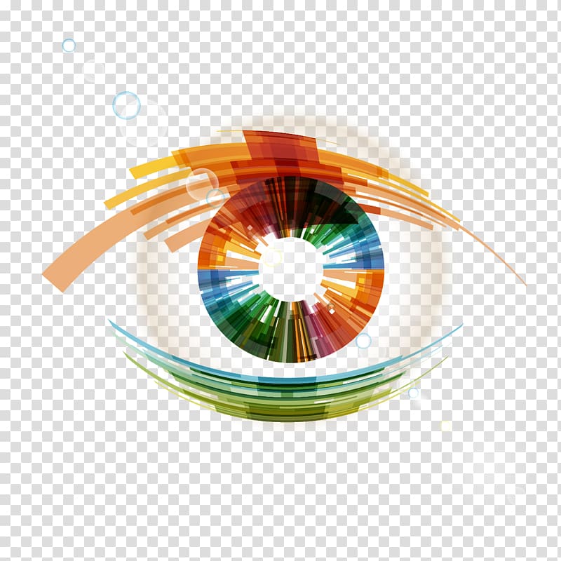 800x800 Orange And Green Eye Vision Eye Icon, Bright Eyes Transparent