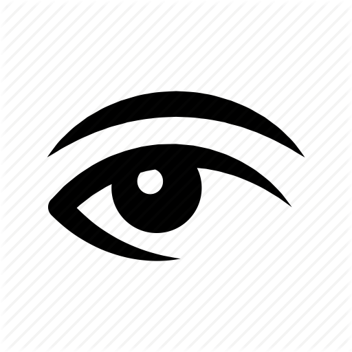 512x512 Eye, Eye View, Human Eye, Logotype, Woman Eye Icon