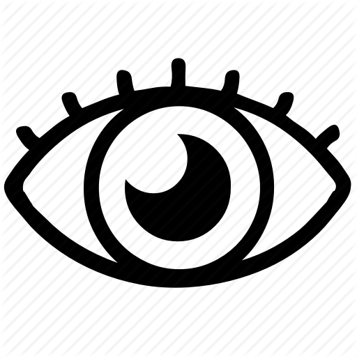 512x512 Eye, Eyes, Open, Read, See, View, Visualize Icon