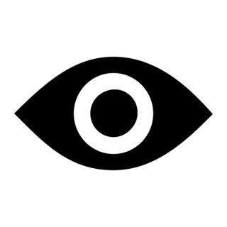 320x320 White Eye Icon