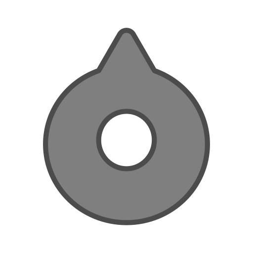 512x512 Round, Bot, Point, Eye, Virus, Dark, Android Icon