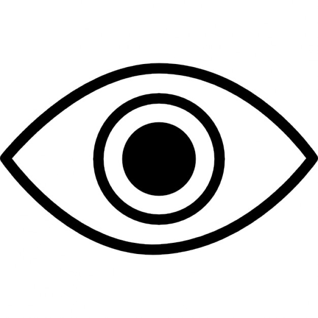 626x626 Eye Icon Vector Free Download