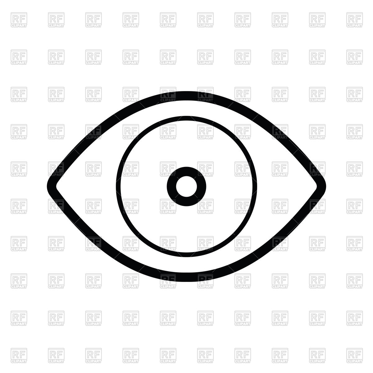 1200x1200 Eye Icon Vector Image Of Signs, Symbols, Maps Iconmama