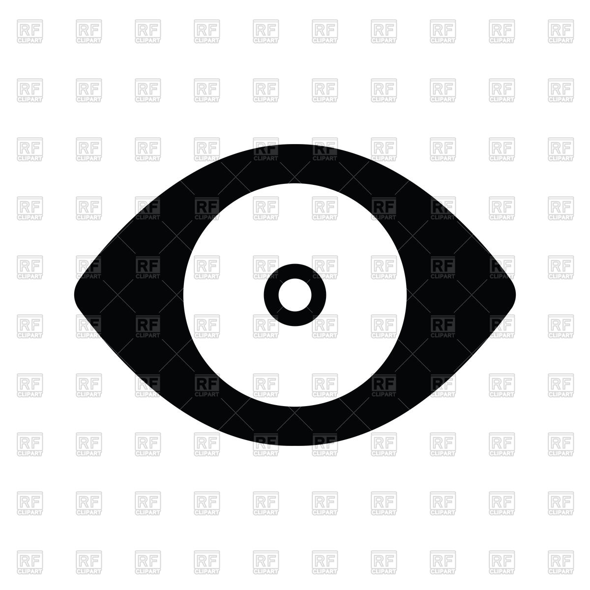 1200x1200 Eye Icon Vector Image Of Signs, Symbols, Maps Iconmama
