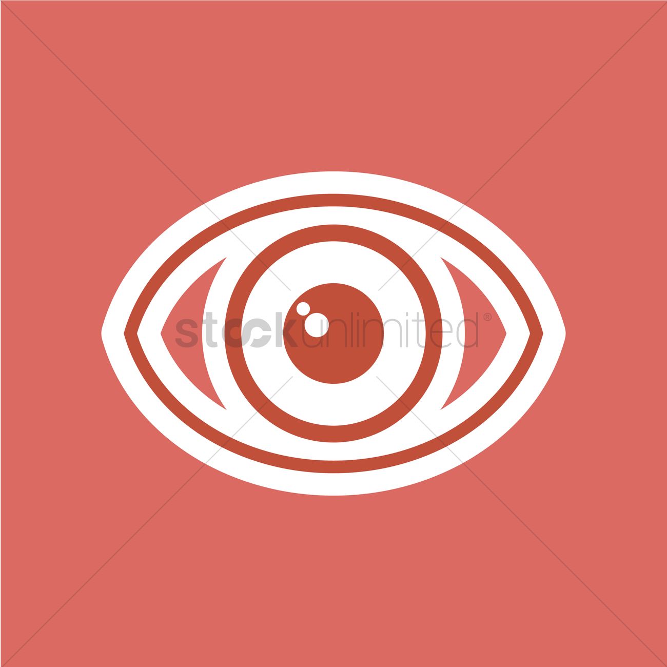 1300x1300 Free Eye Icon Vector Image