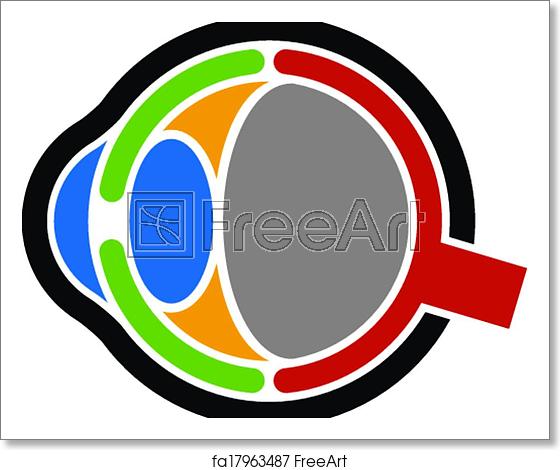 560x470 Free Art Print Of Vector Anatomy Human Eye Icon Freeart
