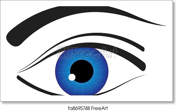 560x355 Free Art Print Of Vector Eye Icon Freeart
