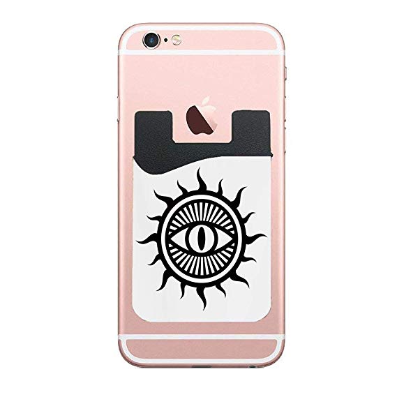 569x569 Occult Third Eye Symbol In Sun Phone Card Holder