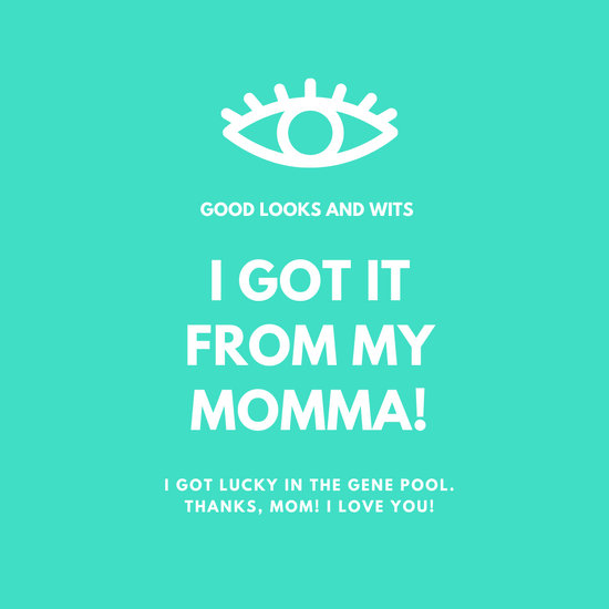 550x550 Eye Icon Mother's Day Social Media Post