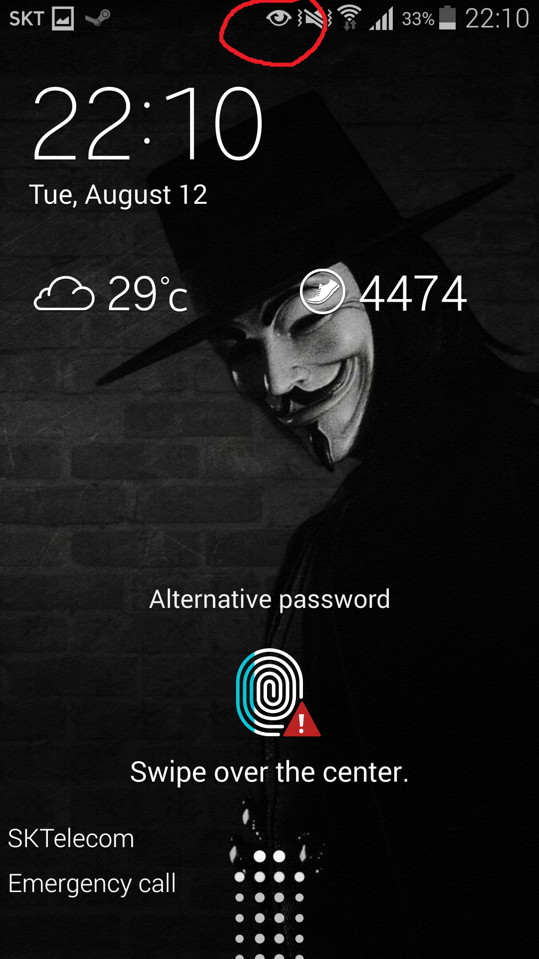 1080x1920 There's A Weird Eye Icon On My Phone What Is This