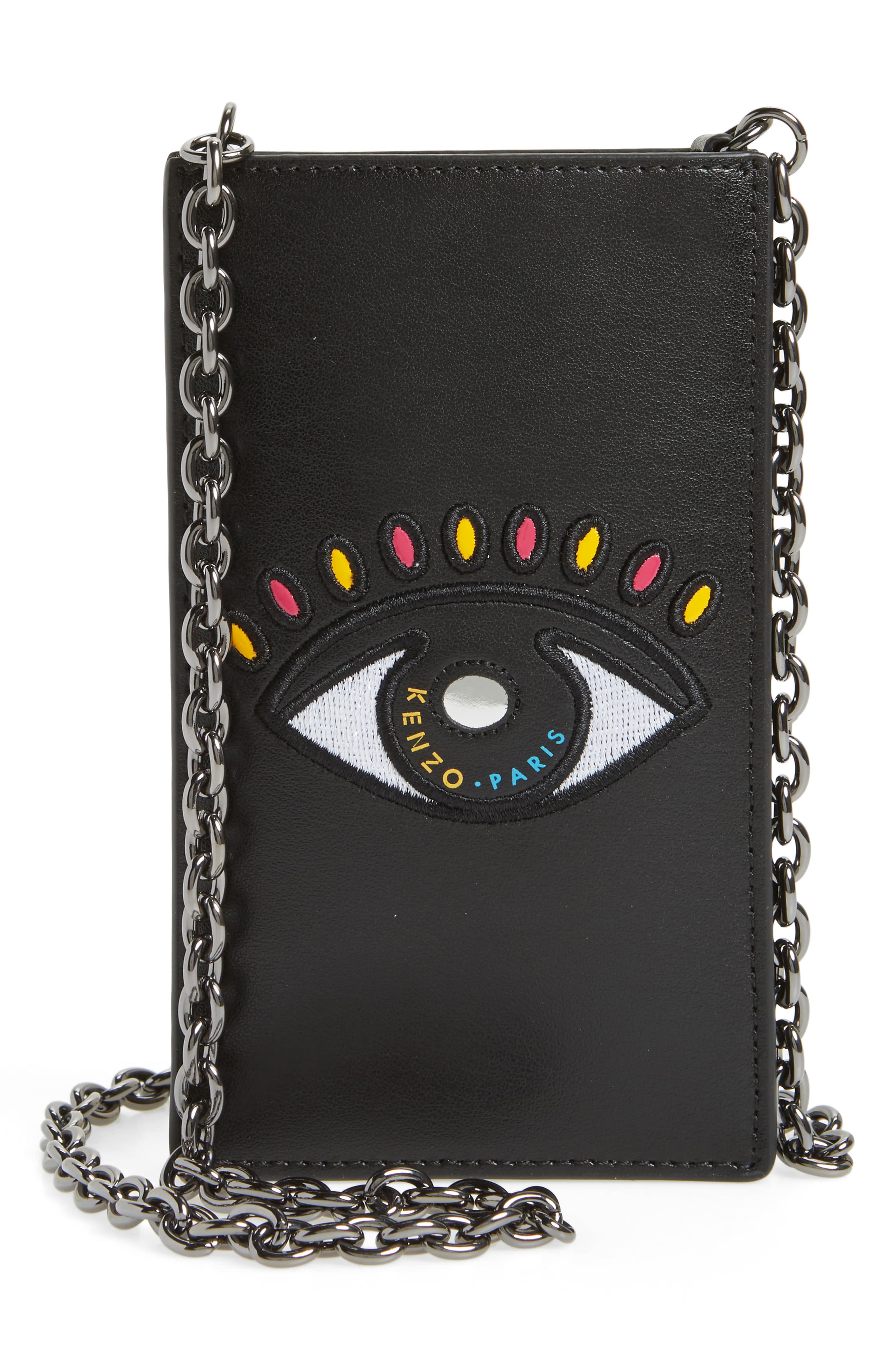 2640x4048 Kenzo Icons Cory Eye Leather Phone Case On A Chain Nordstrom