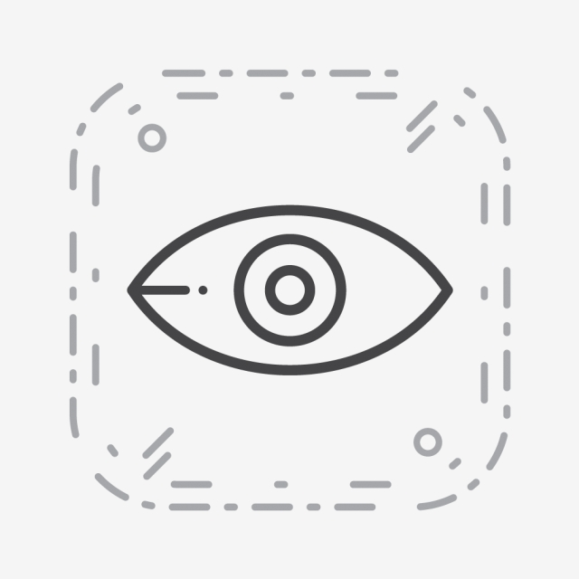 640x640 Vector View Icon, Eye Icon, Vision Icon, See Icon Png And Vector