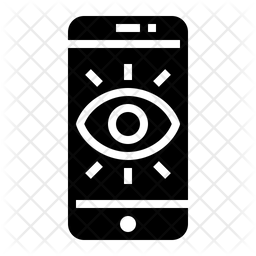 256x256 Eye Care Mobile Icon Of Glyph Style