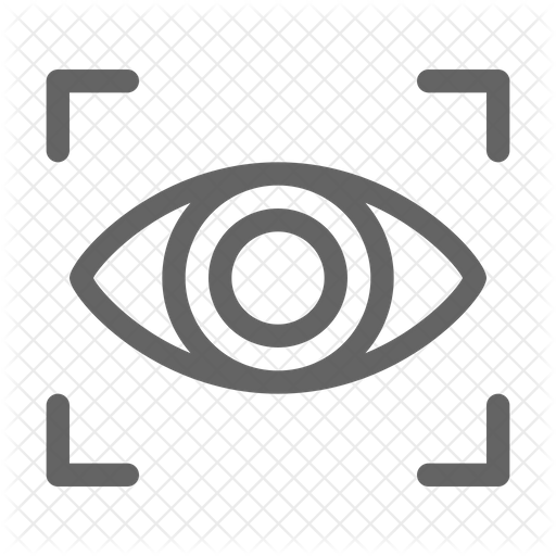 512x512 Eye Icon Of Line Style