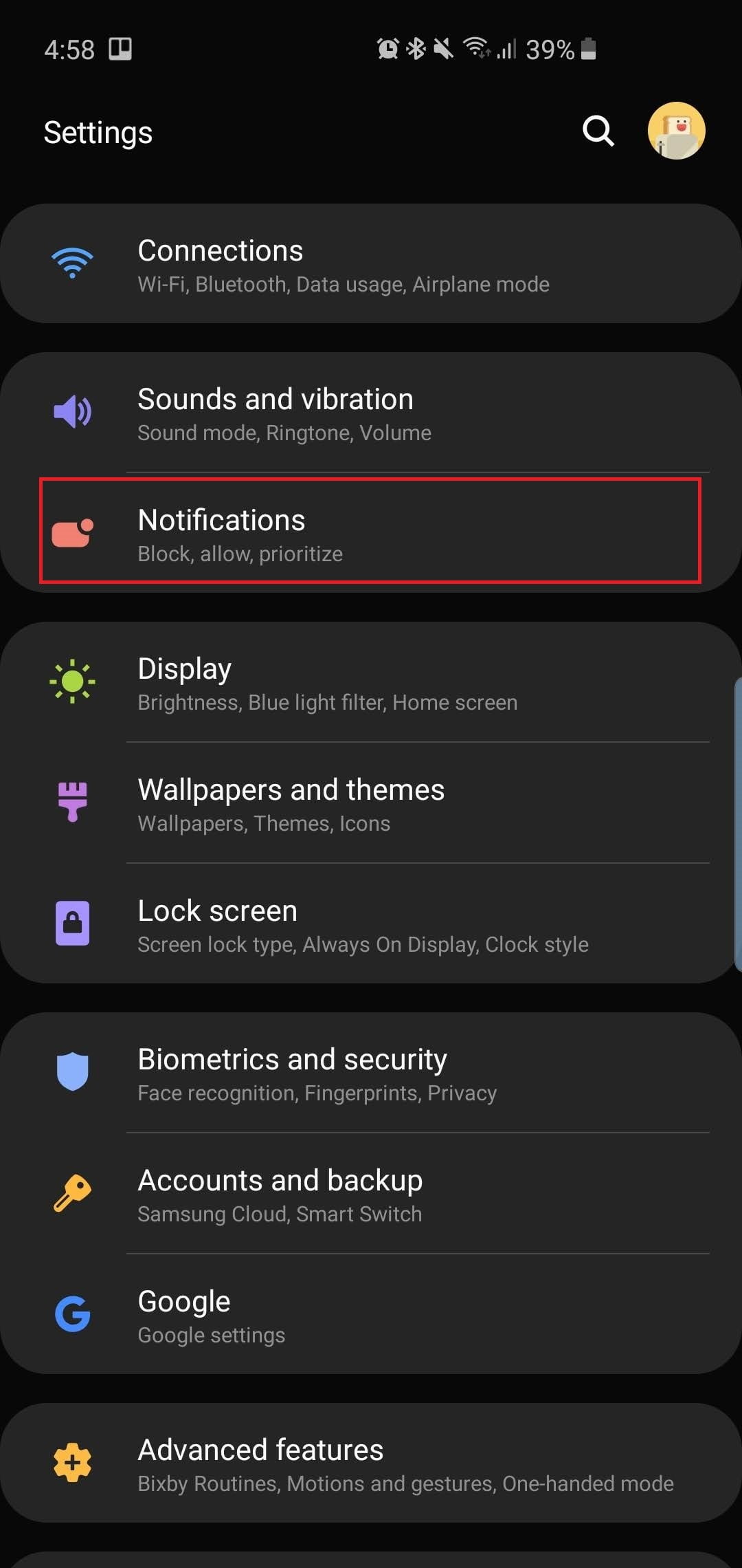 1080x2280 Galaxy Plus, Or Key Settings To Change Digital