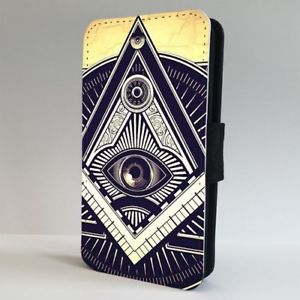 300x300 Illuminati All Seeing Eye Symbol Flip Phone Case Cover For Iphone