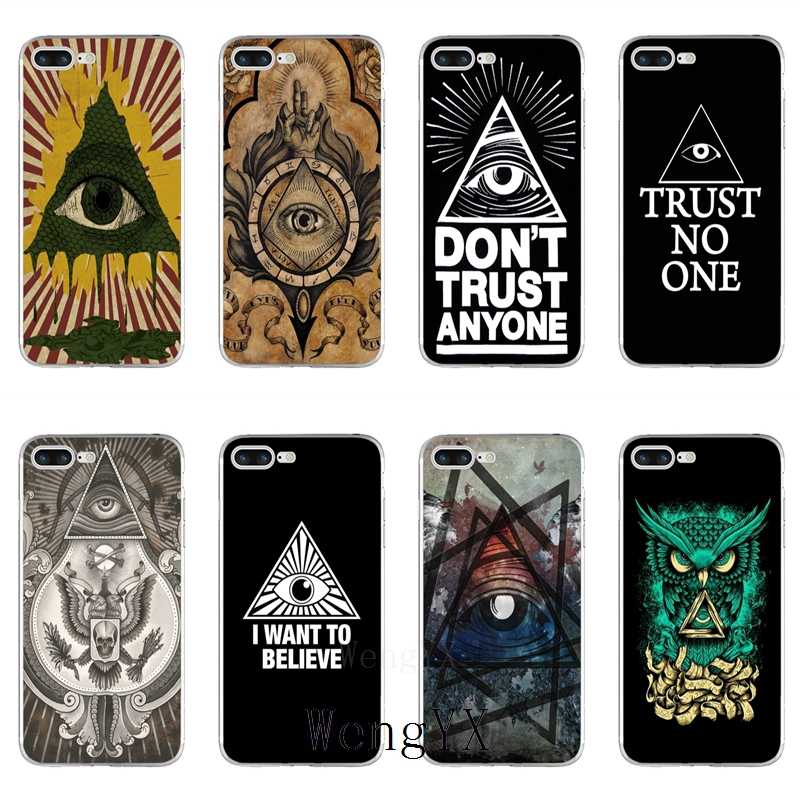 800x800 Pyramid Eye Symbol Illuminati Silicone Tpu Soft Phone Case