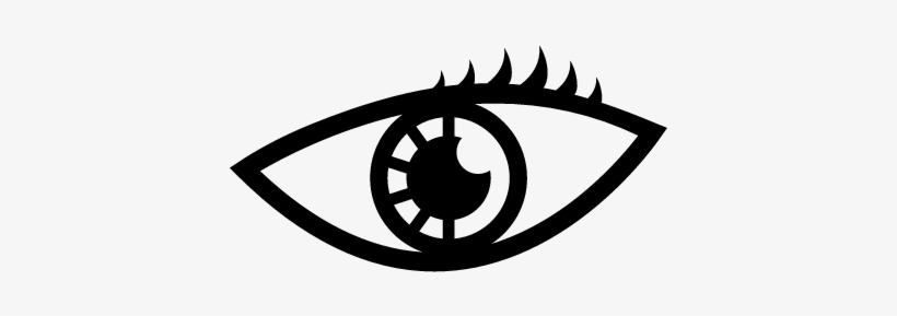 820x289 Female Eye Vector