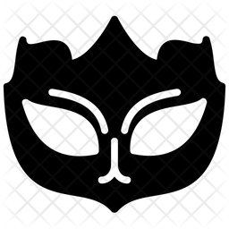 256x256 Eye Mask Icon Of Glyph Style